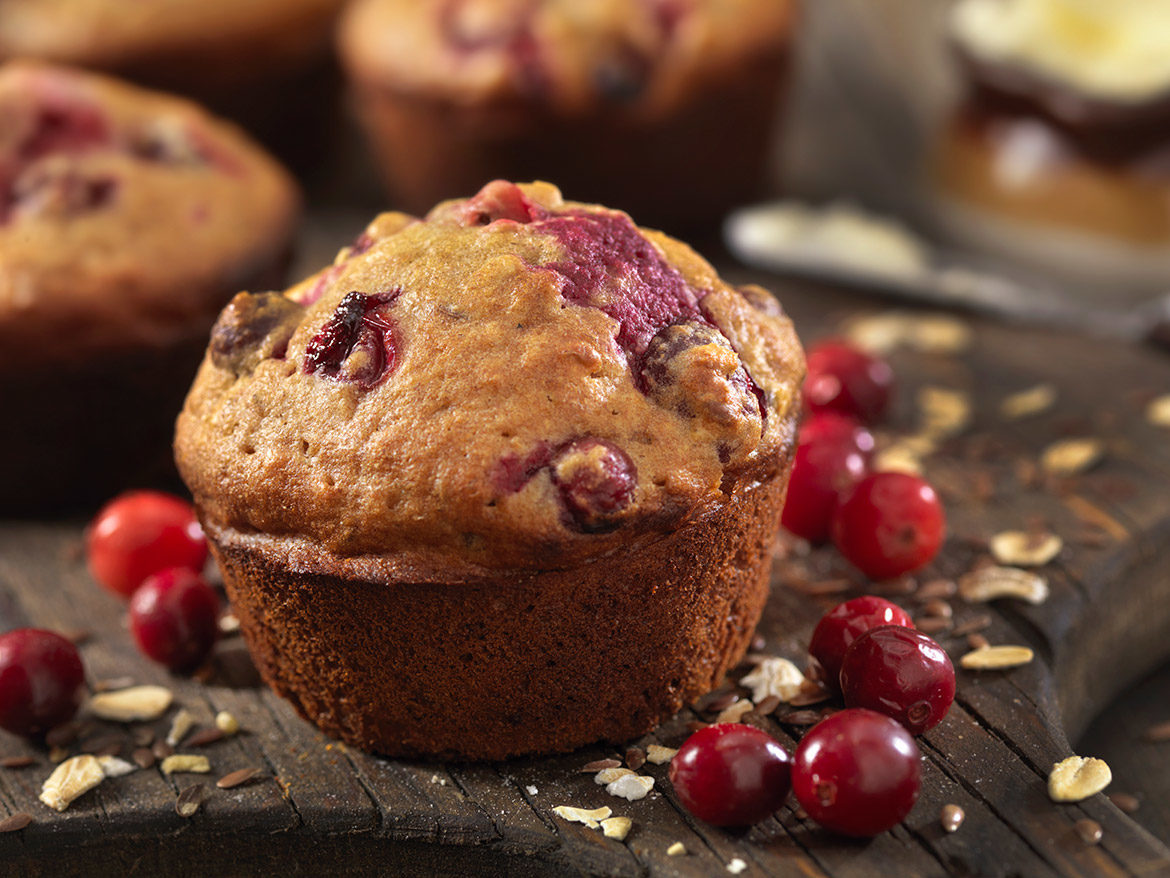 Muffins de Cranberry